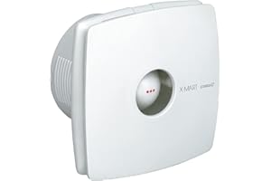 X-MART 10 - Extracteur d'air Salle de bain - Série Standard - Fixation sans vis et nettoyage facile - Classe énergétique B - silencieux et efficace - 15 cm de large - Cata
