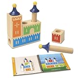 Hecho en madera Smart Games - Castle Logix, Juego de ingenio de Madera con retos progresivos (SG010)