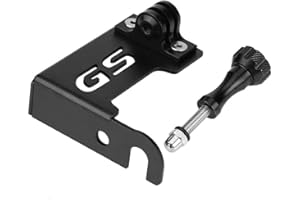 OKBY L Halterung - Kamera Halterung, Motorrad Vorne Links Kamera Halterung, für R1200GS LC R1200GS LC, ADV für GoPro. (Color : Black)