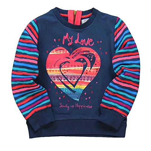 BÓBOLI Baby-Boys Sweat-Shirt Felpa Sweatshirt, marine, size 5 years