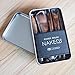 LA HAUTE Cosmetic Makeup Brushes 12-Piece Professional Bamboo Handle Makeup Brush Set Kabuki Powder Foundation Blusher Brush with Box(Free Shipping & Fast Delivered)