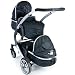 iSafe Tandem Pram me&you - Black (Black) + All Raincovers
