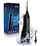 Water Flosser for Teeth Fairywill Portable Professional Dental Flosser Oral Irrigator,3 Cleaning Modes,USB Rechargeable,IPX7 Waterproof-CE,FDA Approved