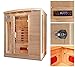 Produktbild Home Deluxe - Infrarotkabine - Tropical L - Keramikstrahler- Holz: Hemlocktanne - Maße: 110 x 153 x 190 cm - inkl. vielen Extras und komplettem Zubehör