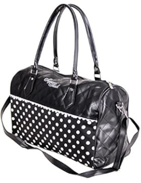 SugarShock Damen Umhängetasche Alaya Polka Dots Rockabilly Tasche