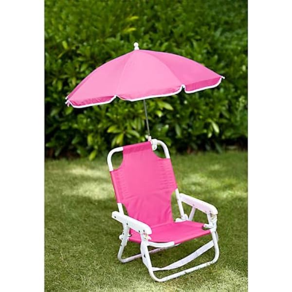 deck chair with umbrella