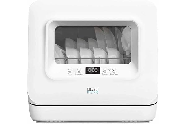 Mini lave vaisselle compact silencieux 3 couverts WASH CLEAN avec réservoir d'eau et écran LED