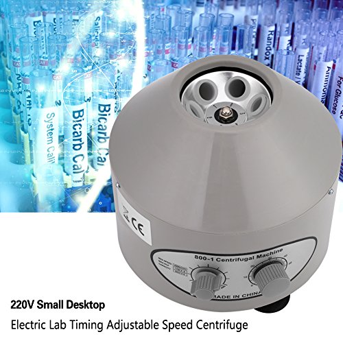 4000rpm 6x20ml Centrifugeuse Laboratoire Médicale Electrique Professionnelle Minuterie Vitesse Réglable 220V
