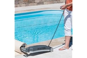 EASYSELECT Enrouleur motorisé bâche à Barres Vektor 1 – pour Piscine jusqu'à 10x5 m – Batterie 12V, télécommande, Supports Inclus – Automatique, Fabrication française, Garantie 2 Ans