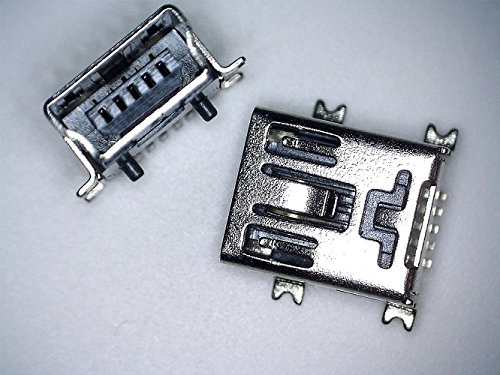 10 x Mini USB Typ B Buchse 5-Pin 180 Grad SMD für Leiterplatten Montage - 4