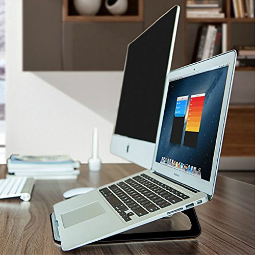 Koolertron Aluminium Laptop Ständer für Apple MacBook Air MacBook Pro und alle anderen Laptops (schwarz ) - 4