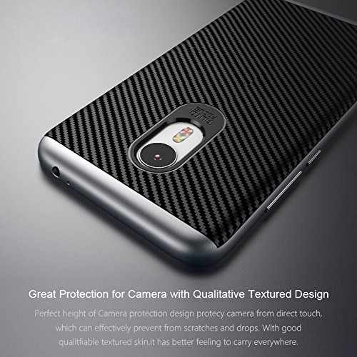 Meizu M3 Note Funda   ivencase Prima H  brido Anti-rasgu  os Marco Bumper Carcasa Doble Capa Fibra de Carbono para Meizu M3 Note Blue Charm Note 3 5 5 