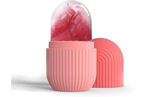 JYNVO Rouleau de glace, rouleau de glace pour le visage, rouleau de glace en silicone pour le visage, rouleau de glace réutilisable pour le visage pour la réduction des pores, les soins de la peau