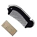 Price comparison product image EQLEF® Beard Comb Horn Comb Medium Tooth Handmade Buffalo Horn Hair Comb, Pocket comb