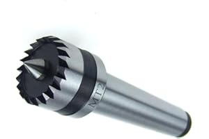 YUETTYY Woodworking Machines Centre Spindle,Multitooth Woodworking Lathe Drive Center Spindle MT1or MT2,for Wood and Metalworking Lathe Woodworking Thimble (MT2)