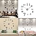 Tenflyer DIY Large Acrylic Mirror Wall Clock 3D Numbers Design Sticker for Living Room Fashion Clock Home Decor Art Gift