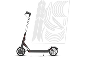 BAISIRUI Trottinettes Electriques Bande Reflechissante Autocollante, Autocollant Trotinette Scooter Electrique pour xiaomi mijia m365 pro 2 trottinette lectrique accessoires