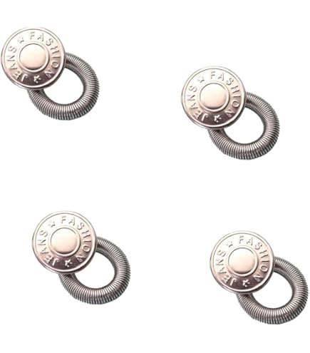 12 Pezzi Estensori Per Bottoni Pantaloni - Elastici Per Jeans, Gonne, Gravidanza - Foto 4