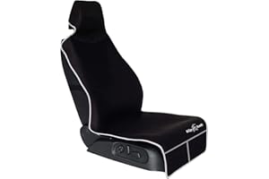Big Ant Coprisedili per auto, impermeabili, in neoprene, per sedili anteriori, universali, adatti per tutti i sedili auto, cani, atleti e allenamento (nero)