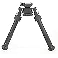 CANIS LATRANS Tactical Bipod Height 4.75"- 9" Adjustable 360 Degree Rotation Bipod