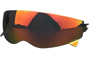 POLILI Helmlinsen-Visier-Ersatz für Scorpion EXO Retro Helm Motorrad Windschutz Helmlinse