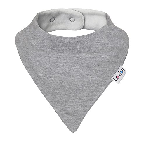 Lovjoy Bandana Geifer Baby Lätzchen (5 PACK – Color Rush ) Super Absorbent & Soft für ultimativen Komfort mit justierbarem Snaps- Netter Baby-Geschenk für Jungen und Mädchen. - 4