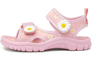 Walkright Calista Girls Pink Daisy Print Sandal