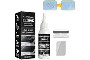 HADAVAKA Kit De Réparation De Pare-Brise Fissuré, DIY Nano Fluide De Réparation pour Vitres D'automobiles, Kit De Réparation De Pare-Brise Fissuré, DIY Automotive Glass Nano Repair Fluid (1 PC)