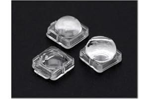 TECNOSTORE 5 x LED SMD 5050 Lens Angle 30° 60° 140° Degree Diffusing Diode Lights (140°)