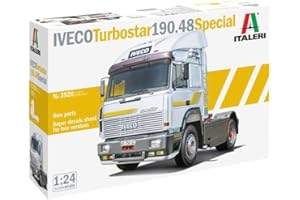 Italeri 3926 IVECO TURBOSTAR 190.48 SPECIAL, scala 1:24, plastic model kit, modello in plastica da montare, modellismo, camion, Multicolore, adulti unisex