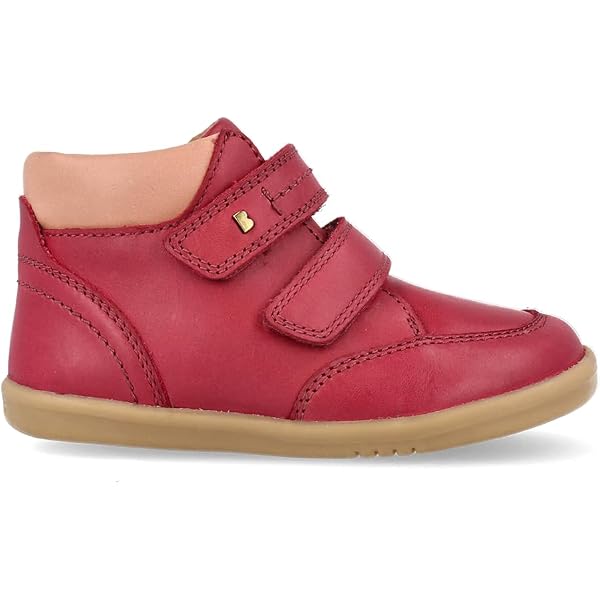 Bottes Enfant Bobux Grass Court High - Cuir, Double Bande Auto-adhésive - Pour Marcheurs Confiants - 7