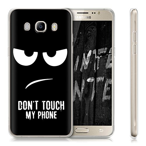 kwmobile Funda para Samsung Galaxy J5 2016 DUOS - Carcasa de TPU para m vil y dise o Don t Touch my Phone en Blanco Negro reviews kwmobile Funda para Samsung Galaxy J5 2016 DUOS - Carcasa de TPU para m vil y dise o Don t Touch my Phone en Blanco Negro