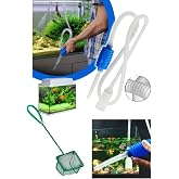 Mucit Home Akvaryum Temizleme Seti Su Tahliye Hortumu Ve Balık Yakalama Kep&ccedil;esi 2 Lİ SET