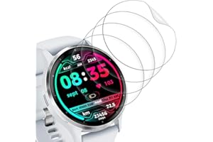 Wondoner 4 Stück, für Garmin Venu 3 Schutzfolie, [Soft TPU Panzerfolie für Garmin Venu 3 Displayschutz, Case-Friendly Garmin Venu 3 Schutzglas, mit Garmin Venu 3 Folie