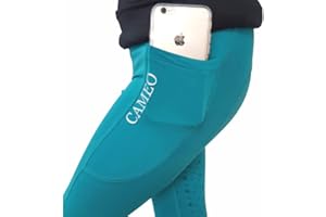 CAMEO EQUINE Cameo Junior Performance Horse Riding Tights - Flexibility & Grip in The Saddle