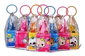 SillyMe Kids Birthday Party Return Gifts Stationary Set for Kids - (Includes Pencil Box case,Scissor,Eraser,Pencil, Sharpener) (12 Cases)