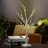 Ajustable: Satisfacer la necesidad de DIY con las ramas ajustables. Usted puede doblar las ramas y el árbol en cualquier forma o forma más natural del árbol como usted tiene gusto. Construya la luz exclusiva del árbol para se.