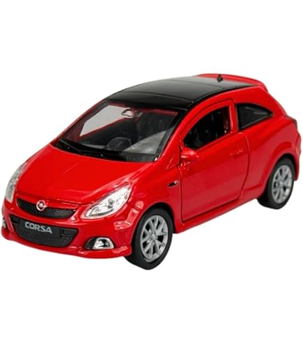 Modèle Voiture Métal Ford Focus MK2 Orange 3 Portes 2009 - Échelle 1/34-1/39, 11 Cm, Portes Ouvrantes
