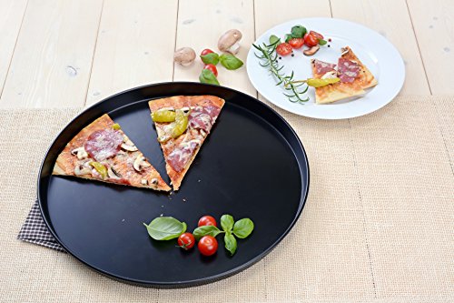 GRÄWE Pizzablech 40 cm ( innen 39 cm ) mit hochwertiger Keramikbeschichtung - 2