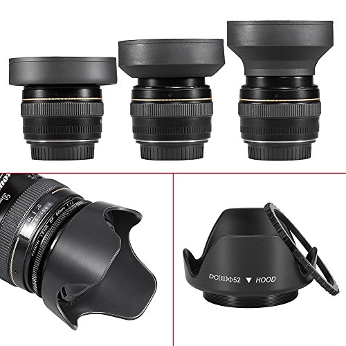 Gran Compra para Neewer® 52 mm kit completo para nikon d5100 D5000 D90
Cámaras, incluye: 52 mm gran angular y teleobjetivo, Neewer 750II iTTL
Flash, mando a distancia, filtros, filtro de primer plano macro,
accesorios, difusores En línea