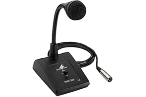 Monacor 5m PA Desktop Microphone with Gooseneck