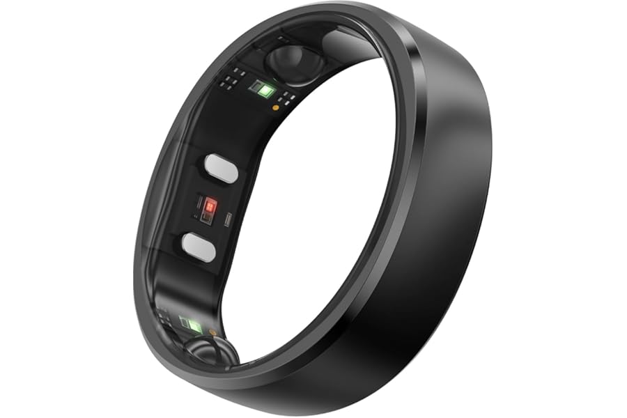 RingConn Gen 2 Smart Ring, World's First with OSA Monitor, No App Subscription, 12 Days Battery, Stress Tracker/Heart Rate/Female Health, Compatible with Android and iOS