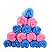 Produktbild sunnymi 100pcs Einweg Plastikschuh Abdeckungen/Draussen/Wasserdichte Staubabdeckung Teppichreinigung Überschuhe/Zuhause Hotel Krankenhaus Regenzeit (Rosa)