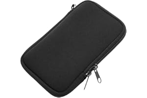 NJCXOLA Neopren-Handy-Tasche Mit Umhängeband, Universelle Hülle Für Telefone Bis Zu 6.5 Zoll, Schwarz