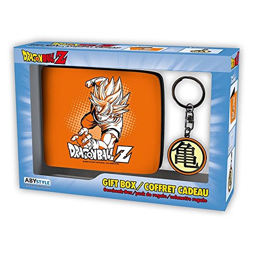 Preisvergleich Produktbild Dragonball Z - Geldbörse + Schlüsselanhänger - Son Goku Logo