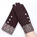 Gloves,Tefamore Fashion Womens Touch Screen Winter Outdoor Sport Warm Gloves (Coffee)