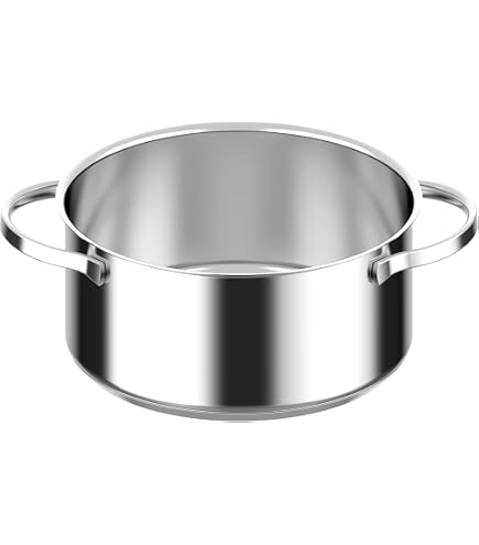 ELO Pentola In Acciaio Inox A Induzione Con Coperchio In Vetro 20 Cm 91429717