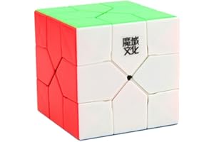 HJXDtech - Moyu Nueva Irregular Cubo mágico de rotación del Mensaje Redi Cubo Smooth Velocidad Puzzle de Juguetes educativos Cubo para Adultos y niños (Color)