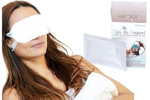 CLIMSOM Spa du Regard : 10 Masques Chauffants Yeux Prêts à l'Emploi - Bain de Chaleur Humide 41°C pendant 30 Min, Idéal en cas de Sécheresse Oculaire, Anti Poches, Anti Cernes, Usage unique