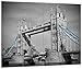 Produktbild Pixxprint HBVs_4436_80x60 berühmte Tower Bridge MDF-Holzbild im Bretterlook Wanddekoration, bunt, 80 x 60 x 2 cm